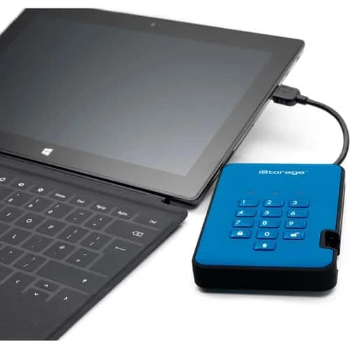 DISKASHUR2 256-BIT 2TB - BLUE IS-DA2-256-2000-BE - ISDA22562000BE